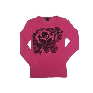 Flowers by zoe long sleeve shirt size M